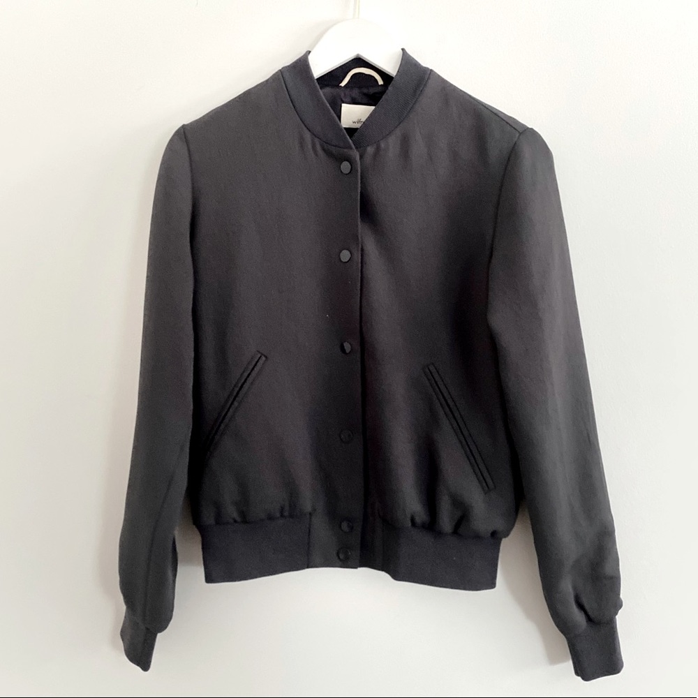 📷 Wilfred Black Bomber Jacket